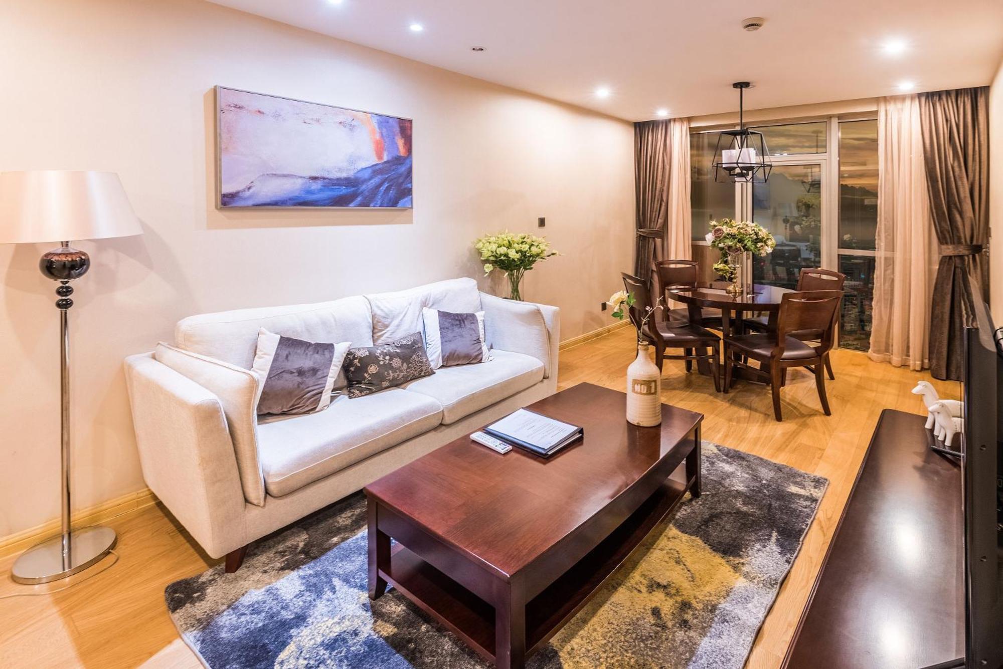 Green Court Residence Jinqiao Diamond Shanghai Exterior foto