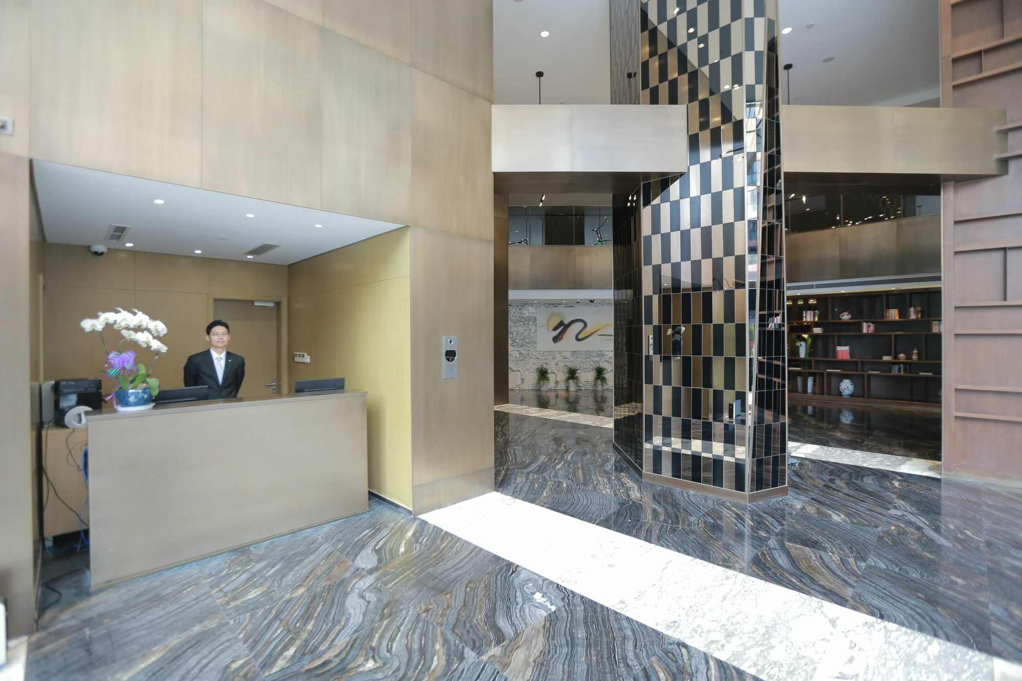 Green Court Residence Jinqiao Diamond Shanghai Exterior foto